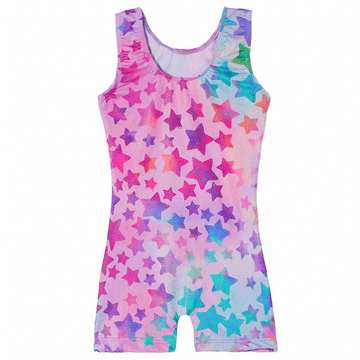 Star Dance Gymnastics Leotards/Swimsuit-Star Hot Pink
